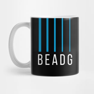 Bass Player Gift - BEADG 5 String - Cyan Mug